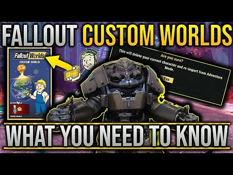 Fallout 76 Custom Worlds - What You Need To Know! Re-Import Character, Fallout 1st Only, Max Size!