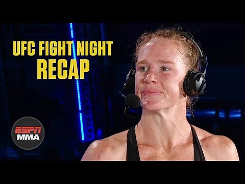 Holly Holm recaps win over Irene Aldana | UFC Fight Night Post Show | ESPN MMA