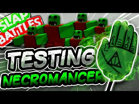 Testing the NECROMANCER Glove🧟‍♂️🎃 & HIDDEN SECRET GLOVE?! - Slap Battles Roblox