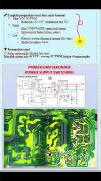CARA MEMAHAMI SYSTEM KERJA OPTOCOPLER PADA POWER SUPLLY SWITCHING