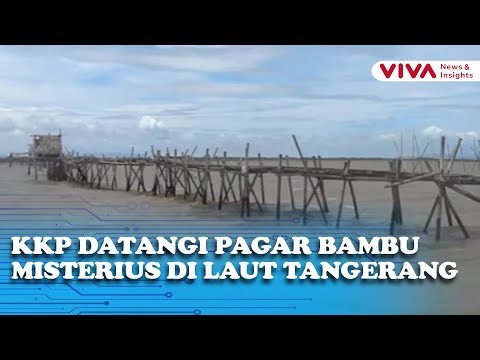 Disegel KKP, Pagar Bambu Misterius di Laut Tangerang