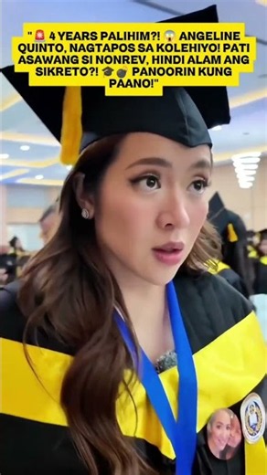 ANGELINE QUINTO, 4 YEARS PALIHIM NA NAG-ARAL! PATI ASAWA HINDI ALAM! 😱🎓 #ANGELINEQUINTO #SHOWBIZPH 🔥