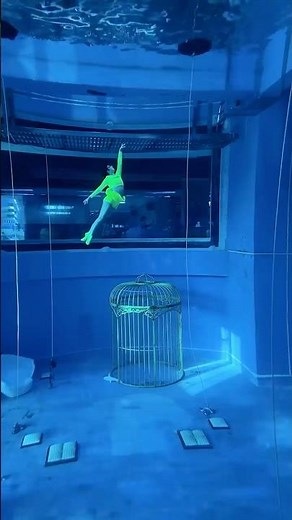 Alice in Underwater Wonderland: Deep Pool Dance Art