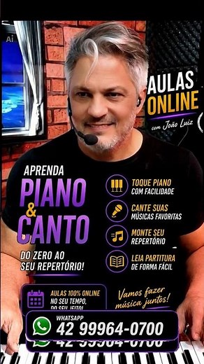 Aulas de Piano Online | Aprenda Piano, Canto e Leitura de Partitura Fácil