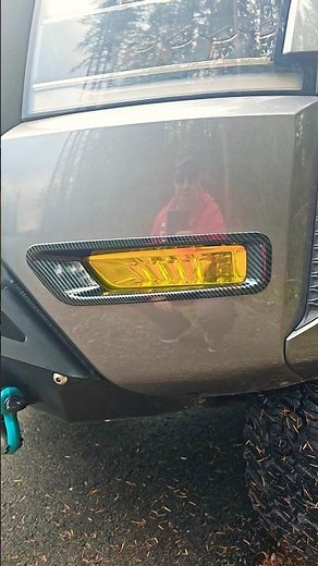 What Do You Think Of The Frontier Amber Fog Lights? #shorts #nissan #offroad