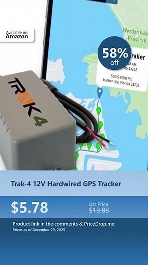 Trak-4 12V Hardwired GPS Tracker