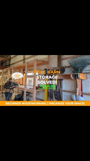 Pole Barn Storage SOLVED! DIY Custom Shelves Around Electrical Panels (Ana White Method)