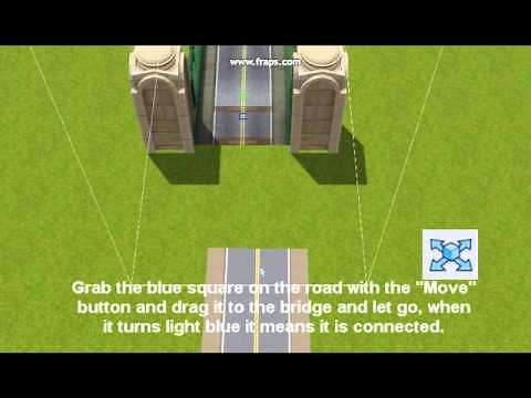 Sims 3 CAW ( create a world tool ) .:Connect roads to bridges:.