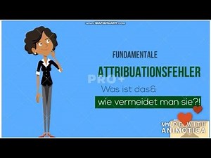 ◇ Fundamentale Attributionsfehler | Sozialpsychologie | Grundbegriffe
