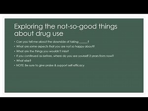 Principles and steps for motivational interviewing