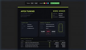 Mechanic Invoice Template – Auto Repair Work Order (PDF HTML) - Etsy