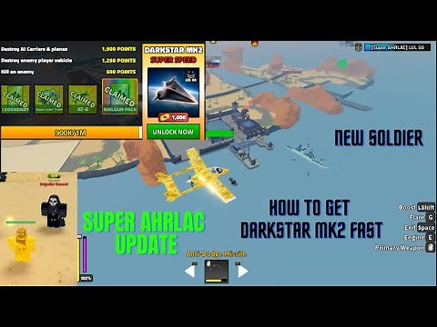 SUPER AHRLAC Update in Military Tycoon New Update Roblox ( Get Dark Star Quickly )