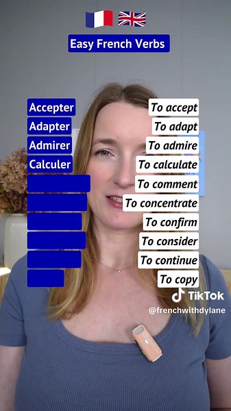 10 Easy French Verbs for English Speakers - Part 1