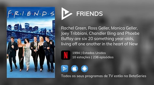 Assista ao streaming de Friends