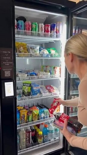 How Byte Bar AI Smart Cooler Works | Scan, Open, Grab & Go (No Checkout Needed)