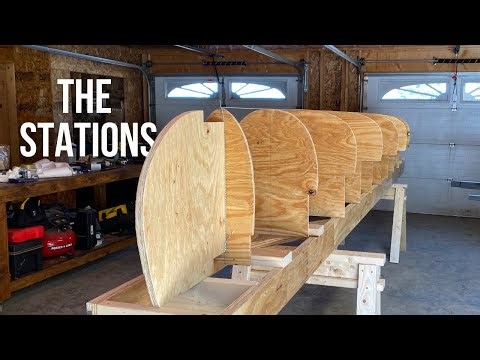 Building A Cedar Strip Canoe (Part 2) | Installing The Stations