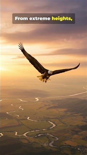 Eagles Hunt From Hundreds of Feet Above