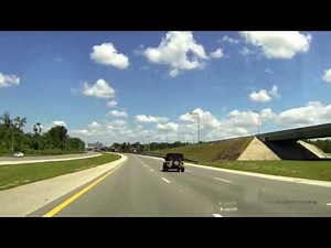Walt Disney World Driving Down World Drive to Downtown Disney 2013 HD 1080p