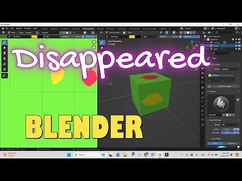 BLENDER | The Texture Painting Disappeared In Blender | How To Fix The Issue | Let`s Do Tech