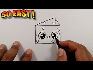 How to draw a cute cheese easy | Simple Drawing