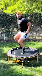 High knees ➡️ mid-squat hold ➡️ alternating knees ➡️ narrow bounce a quick mood booster, but your body feels it! Tag a friend who needs a rebounder break 🪩 #Leapsandrebounds #RebounderWorkout #MiniTrampolineFitness #BounceBreak #QuickWorkout #7SecondSweat #LowImpactCardio | Leaps and Rebounds