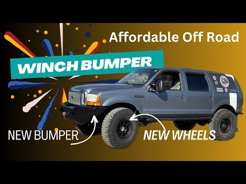 Affordable Off Road Modular Front Winch Bumper (1999-2004 Super Duty and Excursion)