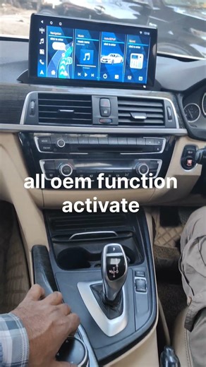 bmw 3 series F30 upgrade android screen with AHD 1080p camera install your doorstep #luxurycar