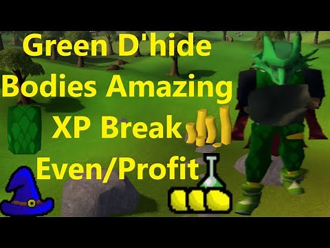 Green D'hide Bodies Crafting Guide OSRS
