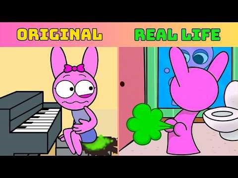 Pinki - What went wrong ? - Best Incredibox Sprunki | ORIGINAL vs REAL LIFE