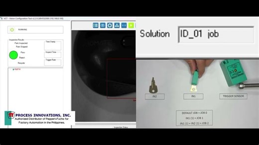Pepperl Fuchs - VOS Vision Sensor Job Switching | Process Innovations Inc. | Process innovations Inc - Pepperl-Fuchs Sensors