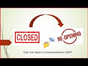 Is it possible to open closed MM Periods in SAP?