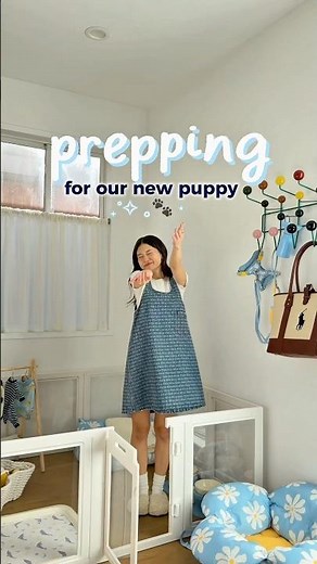 The full unboxing + playpen setup is in my YouTube vlog 🐶