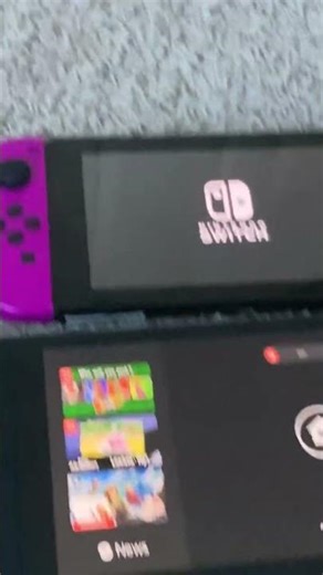 Booting up switch one and switch 2 on the same software version #bootup #nintendo #nintendoswitch