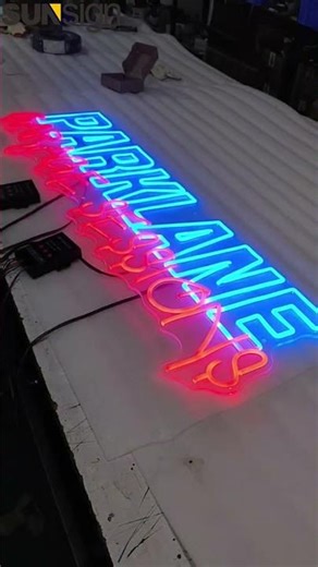 RGB color changing led neon sign letters