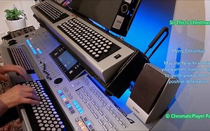 电脑键盘演奏-巴扬键盘演奏-风琴键盘演奏-So This Is Christmas - Organ keyboard Chromatic