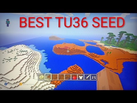 BEST MINECRAFT TU36 SEED WITH MESA AND JUNGLE!