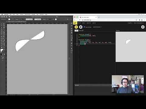 How to Draw Bezier Curves in p5js