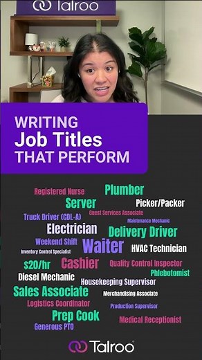 Writing Job Titles That Perform