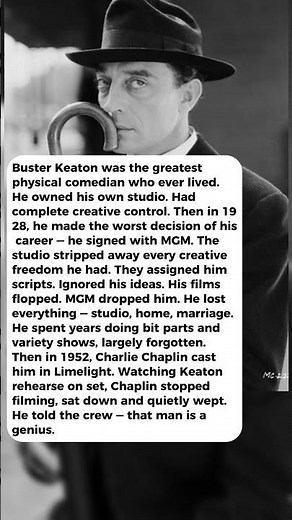 MGM Took His Studio, His Freedom. He Spent A Decade Forgotten. Then Chaplin Wept Watching Him Work.