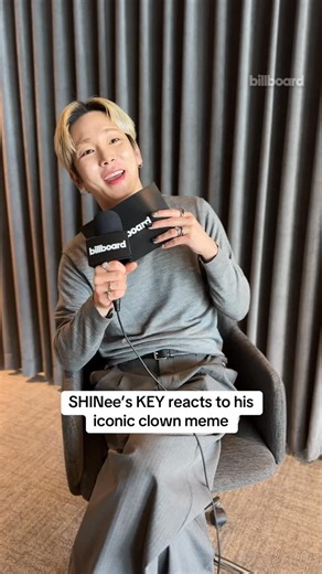 billboard on Instagram: "His circus, his monkeys 🤡 SHINee’s KEY reacts to his iconic clown meme ✨ Watch more in KEY’s Behind the Photo with Billboard."