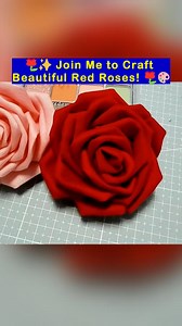 🌹✨ Join Me to Craft Beautiful Red Roses! 🌹🎨 #fabricrose #makingvideo #diyproject #handmade #decoration #homedecoration #cardecoration #bagdecoration #diycraft #redrose #pinkrose #Diydecoration #easycraft #fabricflower #diygiftsandcrafts #timelessstyle #sustainablefashion #upcycledfashion #beginners #decorideas #fabriccraft #howto #handcraft | All Girls' Things