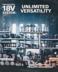 385K views · 82 reactions | Our 18V system is designed for every trade and application. 拾 From simple tasks to the most challenging jobs, our versatile lineup delivers high performance, control, and comfort to tackle any project with ease. Whether you're on the construction site, in the workshop, or any job in between: Choose from our diverse range and make your job easier.  https://utm.io/uh6JZ | Bosch Professional Power Tools and Accessories | Facebook