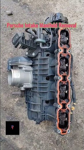 How To Remove Porsche Intake Manifold. #porsche #manifold #exhaustmanifold #shorts #youtubeshorts