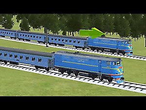 Train Sim Missions 4 Again Using Passengers Diesel Locomotive TE7
