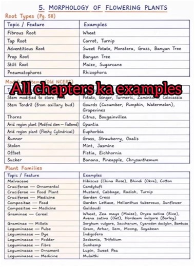 all chapters ka examples #neet2026 #neet #ncert #biology