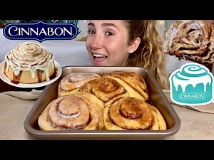 ASMR CINNABON CINNAMON ROLLS recipe and mukbang | soft eating sounds and whispers