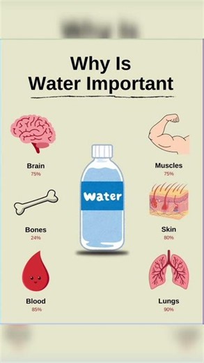 Why Water Is Important|Amazing Facts About Water|Health Facts #shorts#youtubeshorts #foodknowledge