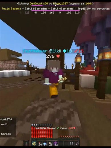 Pierwszy klip na równych itach w Minecraft!