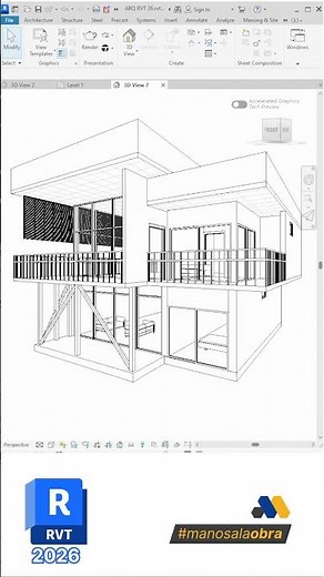 Revit vista perspectiva 🧑🏻‍💻 #revit