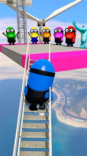 GTA 5 Epic Water Ragdolls Spiderman Jump/Fails Ep 112 #shorts